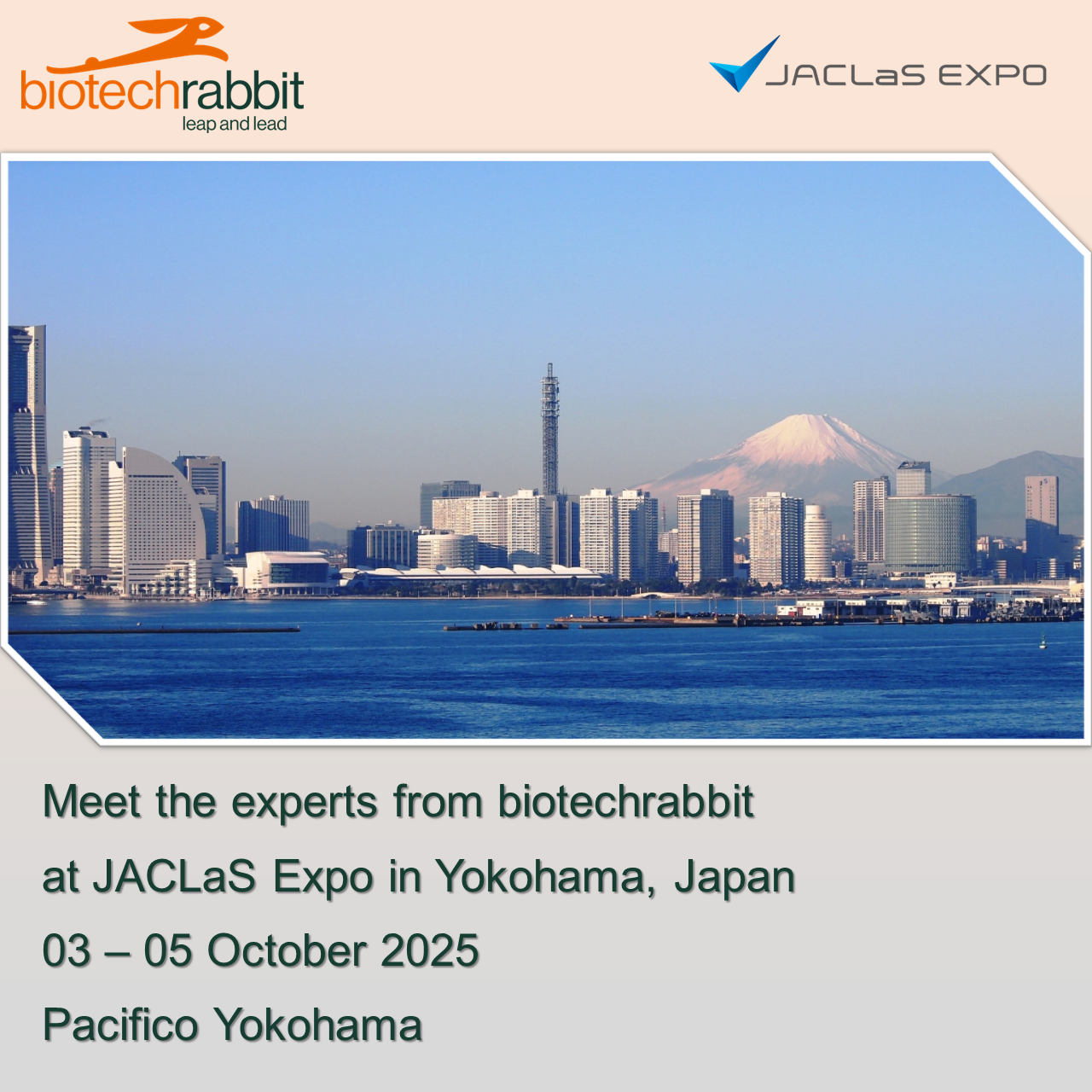 Invitation for the JACLaS 2025 exhibition